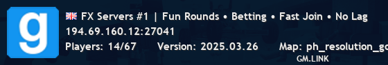 FX Servers #1 | Fun Rounds • Betting • Fast Join • No Lag