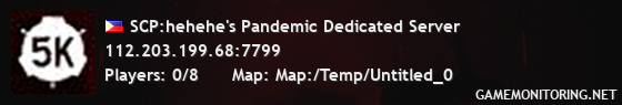 SCP:hehehe's Pandemic Dedicated Server