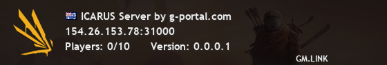 ICARUS Server by g-portal.com