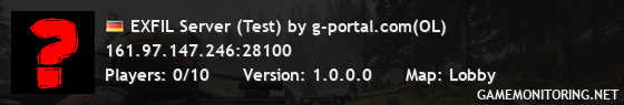 EXFIL Server (Test) by g-portal.com(OL)