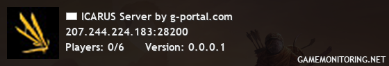 ICARUS Server by g-portal.com