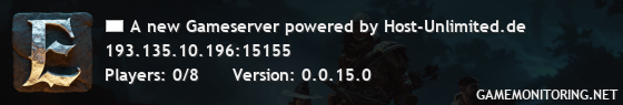 A new Gameserver powered by Host-Unlimited.de