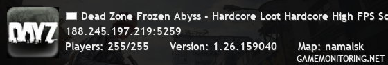 Dead Zone Frozen Abyss - Hardcore Loot Hardcore High FPS Solo Pl