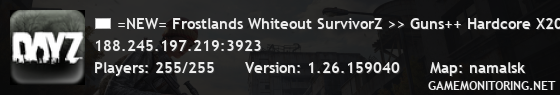 =NEW= Frostlands Whiteout SurvivorZ >> Guns++ Hardcore X20 Loot