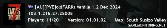 [AU][PVE]oldFARKs Vanilla 1.2 Dec 2024