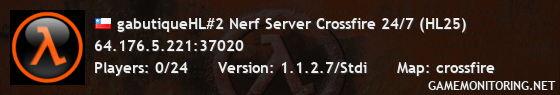 gabutiqueHL#2 Nerf Server Crossfire 24/7 (HL25)