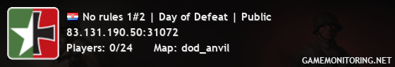 No rules 1#2 | Day of Defeat | Public