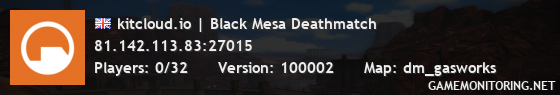 kitcloud.io | Black Mesa Deathmatch