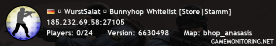 [Maintenance] ★ WS ★ Bunnyhop Whitelist