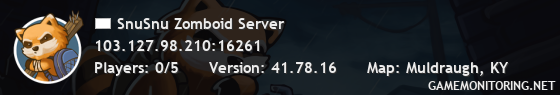 SnuSnu Zomboid Server