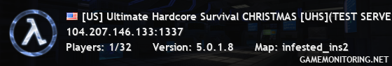 [US] Ultimate Hardcore Survival CHRISTMAS [UHS](TEST SERVER)