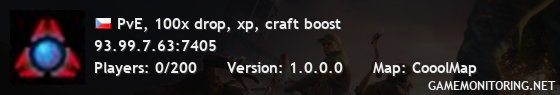 PvE, 100x drop, xp, craft boost