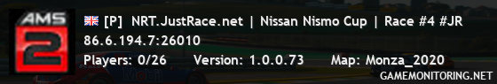 [P]  NRT.JustRace.net | Nissan Nismo Cup | Race #1 #JR