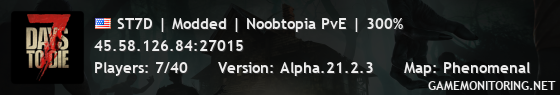 ST7D | Modded | Noobtopia PvE | 300%