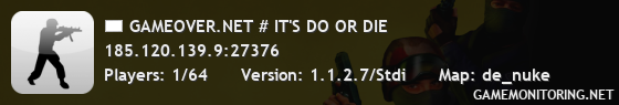 GAMEOVER.NET # IT'S DO OR DIE