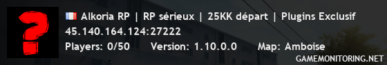 Alkoria RP | RP sérieux | 25KK départ | Plugins Exclusif