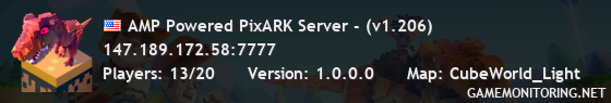 AMP Powered PixARK Server - (v1.206)