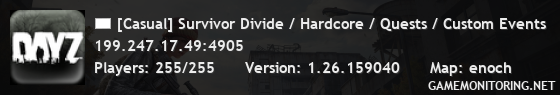 [Casual] Survivor Divide / Hardcore / Quests / Custom Events