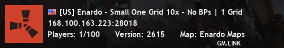 [US] Enardo - Small One Grid 10x - No BPs | 1 Grid