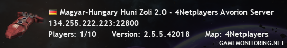 Magyar - Hungary Avorion Server Huni - Zoli 4Netplayers