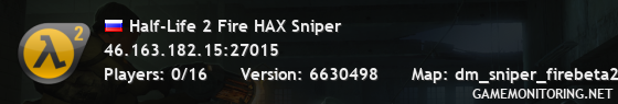 Half-Life 2 Fire HAX Sniper