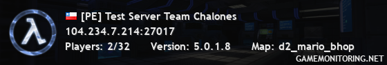 [PE] Test Server Team Chalones