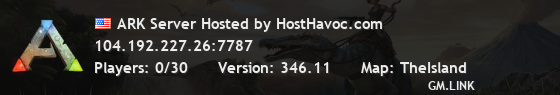 ARK Server Hosted by HostHavoc.com