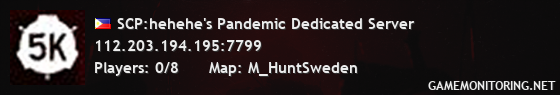 SCP:hehehe's Pandemic Dedicated Server