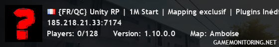 {FR/QC} Unity RP | 1M Start | Mapping exclusif | Plugins Inédi