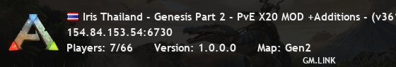 Iris Thailand - Genesis Part 2 - PvE X20 MOD +Additions - (v361