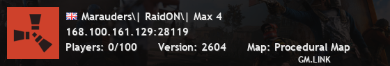 Marauders\| RaidON\| Max 4