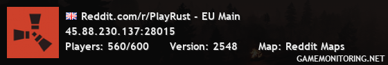 Reddit.com/r/PlayRust - EU Main