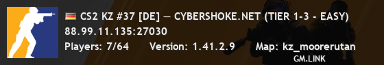 CS2 KZ #37 [DE] — CYBERSHOKE.NET (TIER 1-3 - EASY)