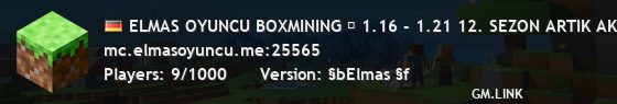 ELMAS OYUNCU BOXMINING ⦁ 1.16 - 1.21 12. SEZON ARTIK AKTİF ⦁ www.elmasoyuncu.me