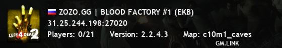 ZOZO.GG | BLOOD FACTORY #1 (EKB)
