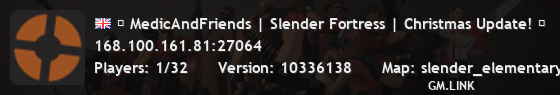 ► MedicAndFriends | Slender Fortress | Christmas Update! ◄
