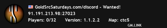 GoldSrcSaturdays.com/discord - Wanted!