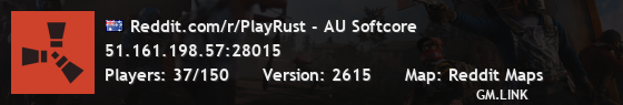 Reddit.com/r/PlayRust - AU Softcore