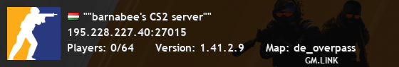 ""barnabee's CS2 server""
