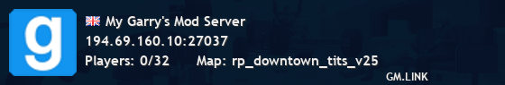 My Garry's Mod Server