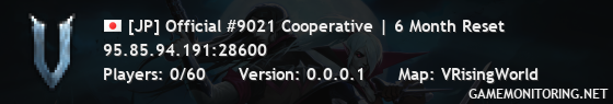 [JP] Official #9021 Cooperative | 6 Month Reset