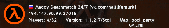 Maddy Deathmatch 24/7 [vk.com/halflifemurk]