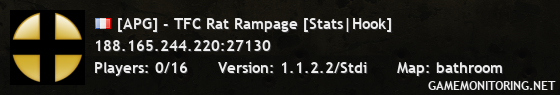 [APG] - TFC Rat Rampage [Stats|Hook]