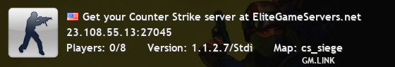 Get your Counter Strike server at EliteGameServers.net