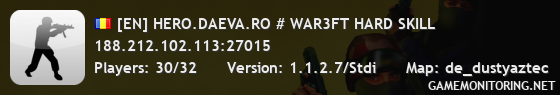 [EN] HERO.DAEVA.RO # WAR3FT HARD SKILL