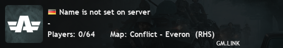 Name is not set on server