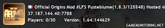 Official Origins Mod #LFS Pusteblume(1.8.3/125548) Hosted @ Lag