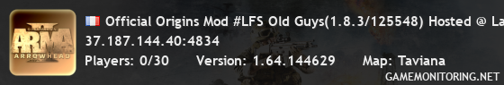 Official Origins Mod #LFS Old Guys(1.8.3/125548) Hosted @ LagFr