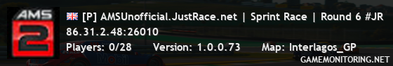 [P] AMSUnofficial.JustRace.net | Sprint Race | Round 3 #JR