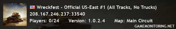 Wreckfest - Official US-East #1 (All Tracks, No Trucks)